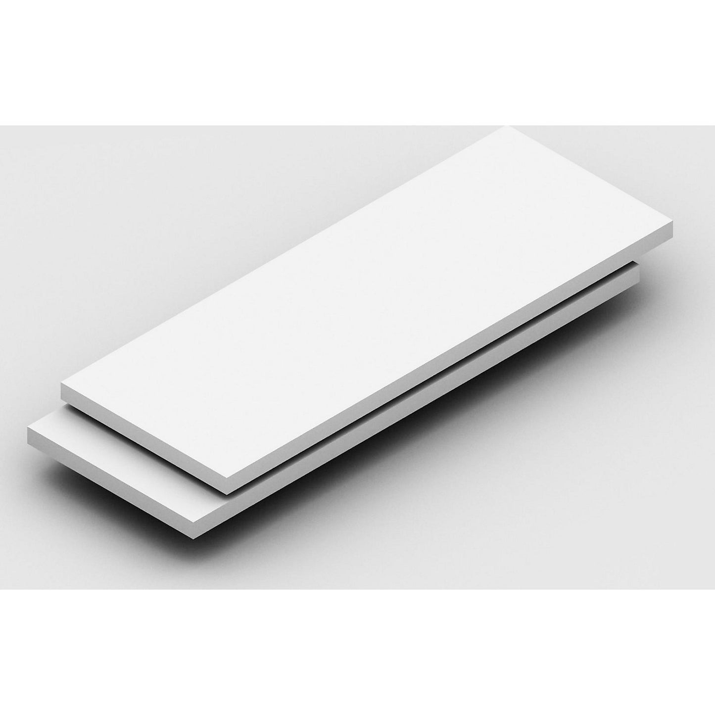 Shelf, for hygienic boltless shelving unit, pack of 2, WxD 1215 x 450 mm.