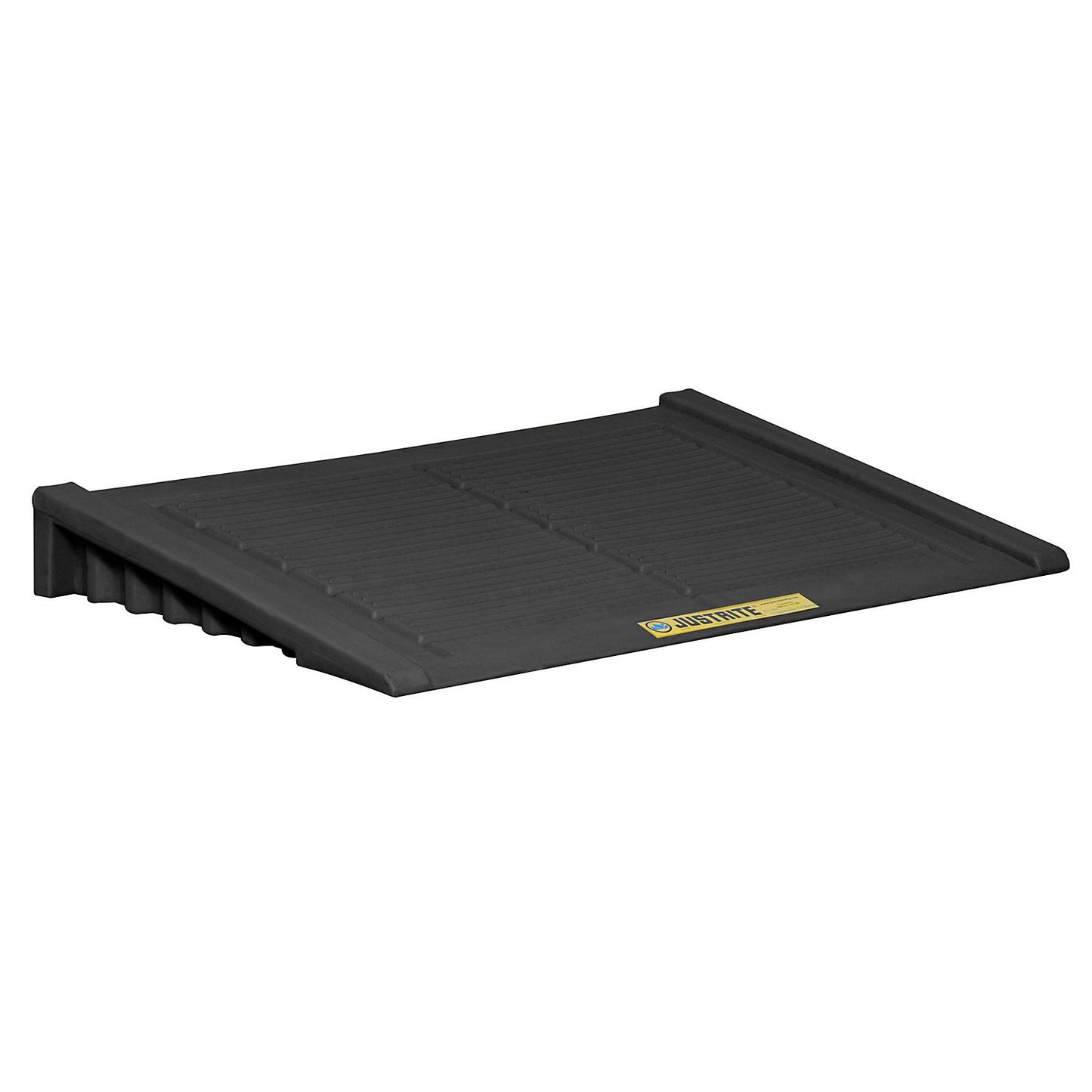 PE loading ramp for sump trays, LxWxH 1219 x 838 x 159 mm, max. distributed load 445 kg.