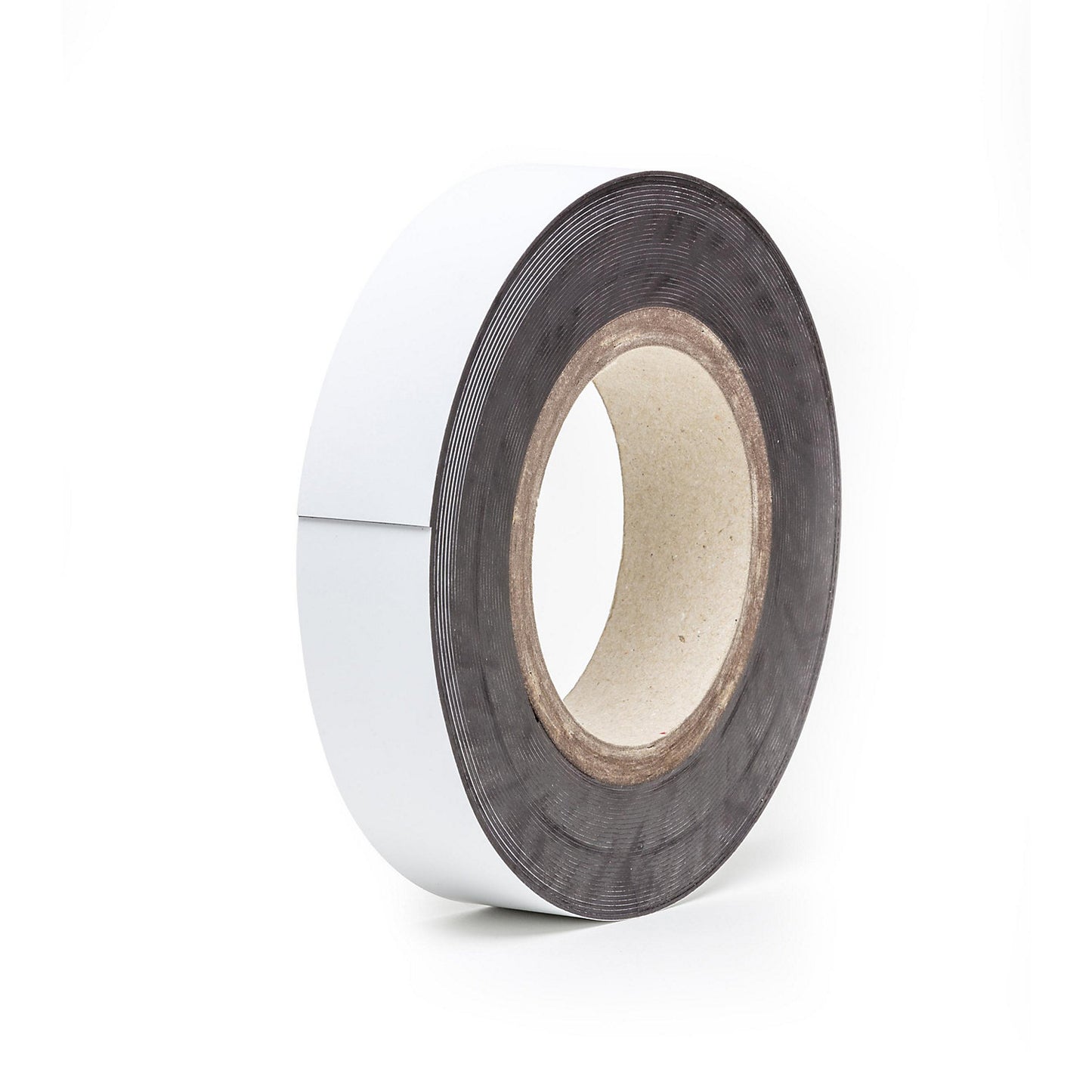 Magnetic storage labels, sold by the roll, white, height 30 mm, roll length 10 m.