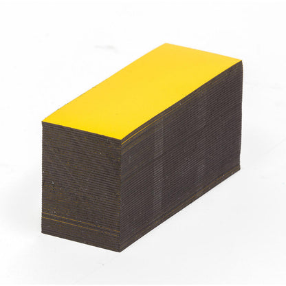 Magnetic storage labels, yellow, HxW 30 x 80 mm, pack of 100.