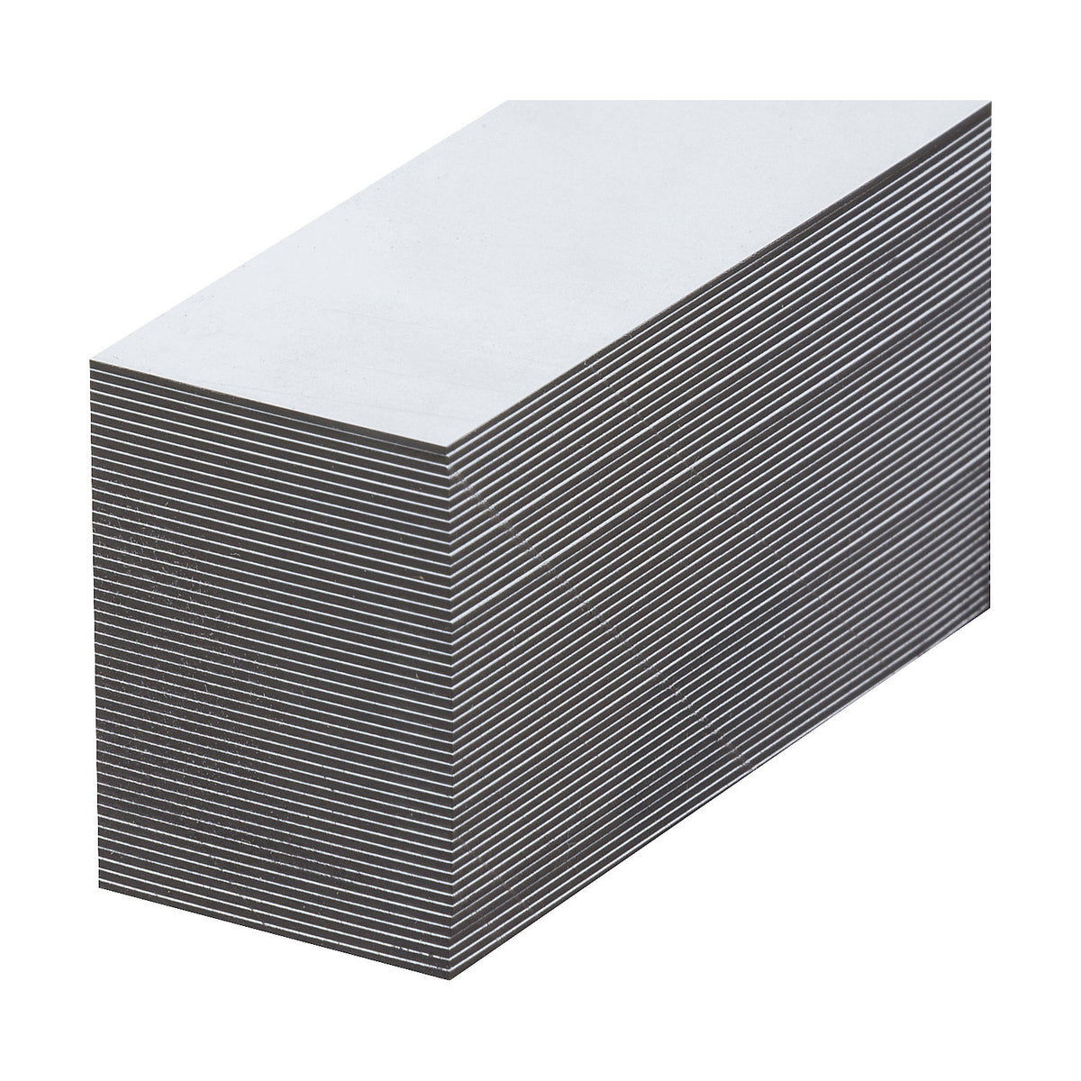 Magnetic storage labels, white, HxW 25 x 80 mm, pack of 100.