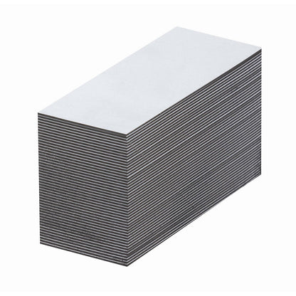 Magnetic storage labels, white, HxW 40 x 80 mm, pack of 100.