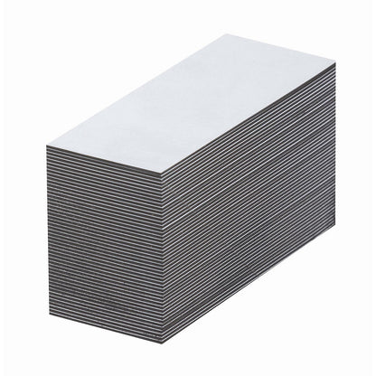 Magnetic storage labels, white, HxW 50 x 80 mm, pack of 100.