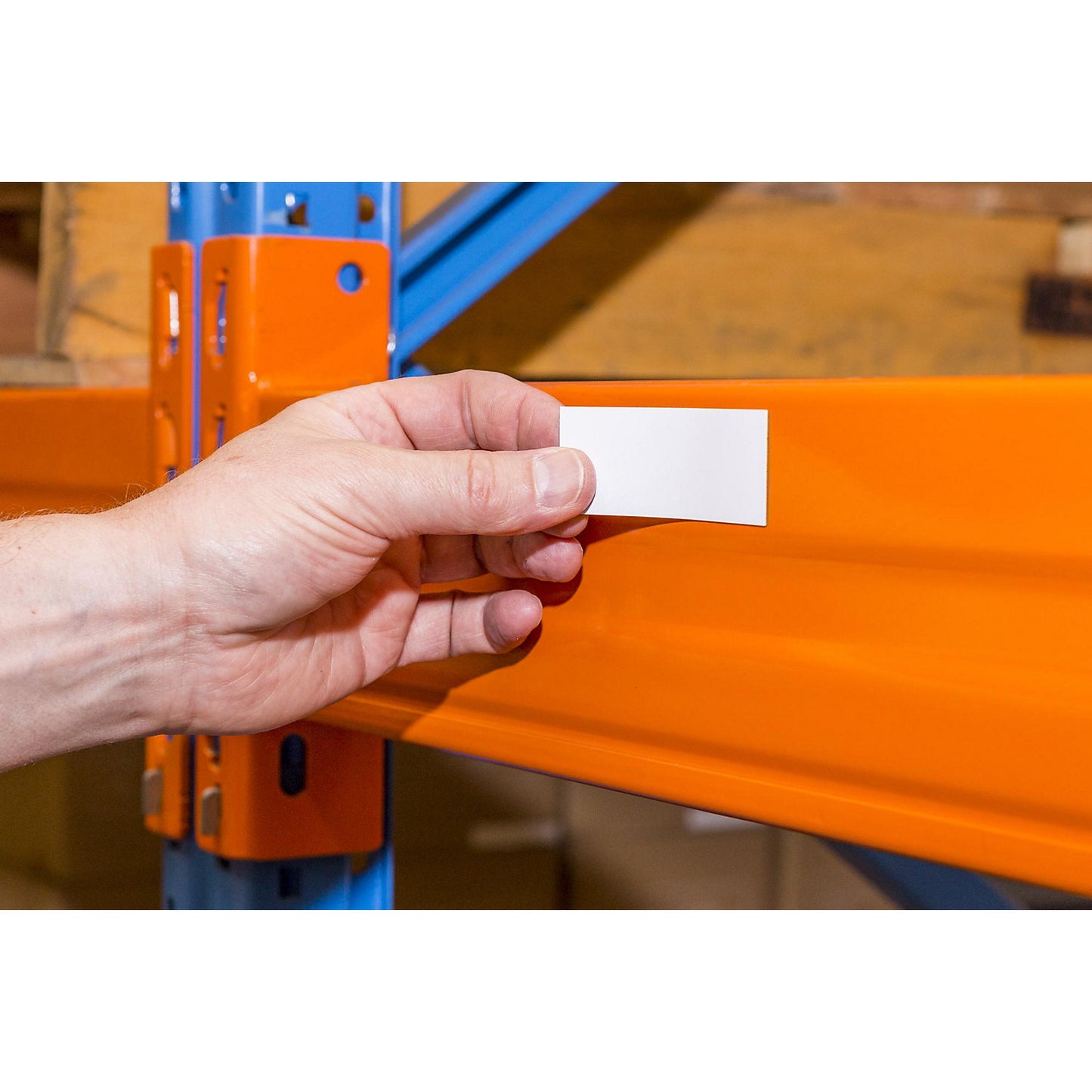 Magnetic storage labels, white, HxW 50 x 80 mm, pack of 100.