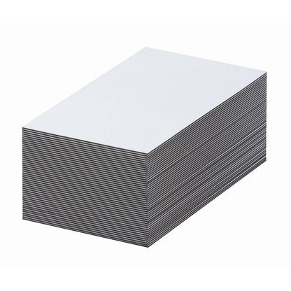 Magnetic storage labels, white, HxW 50 x 100 mm, pack of 100.