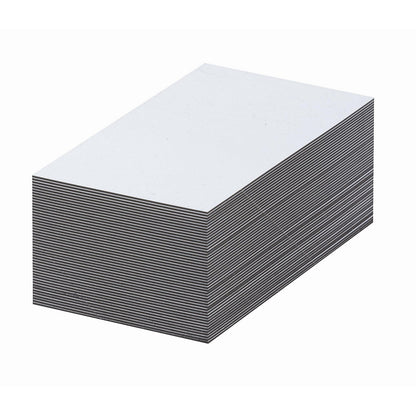 Magnetic storage labels, white, HxW 80 x 100 mm, pack of 100.