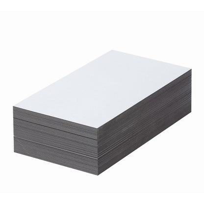 Magnetic storage labels, white, HxW 50 x 150 mm, pack of 100.