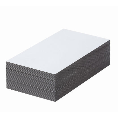 Magnetic storage labels, white, HxW 80 x 150 mm, pack of 100.