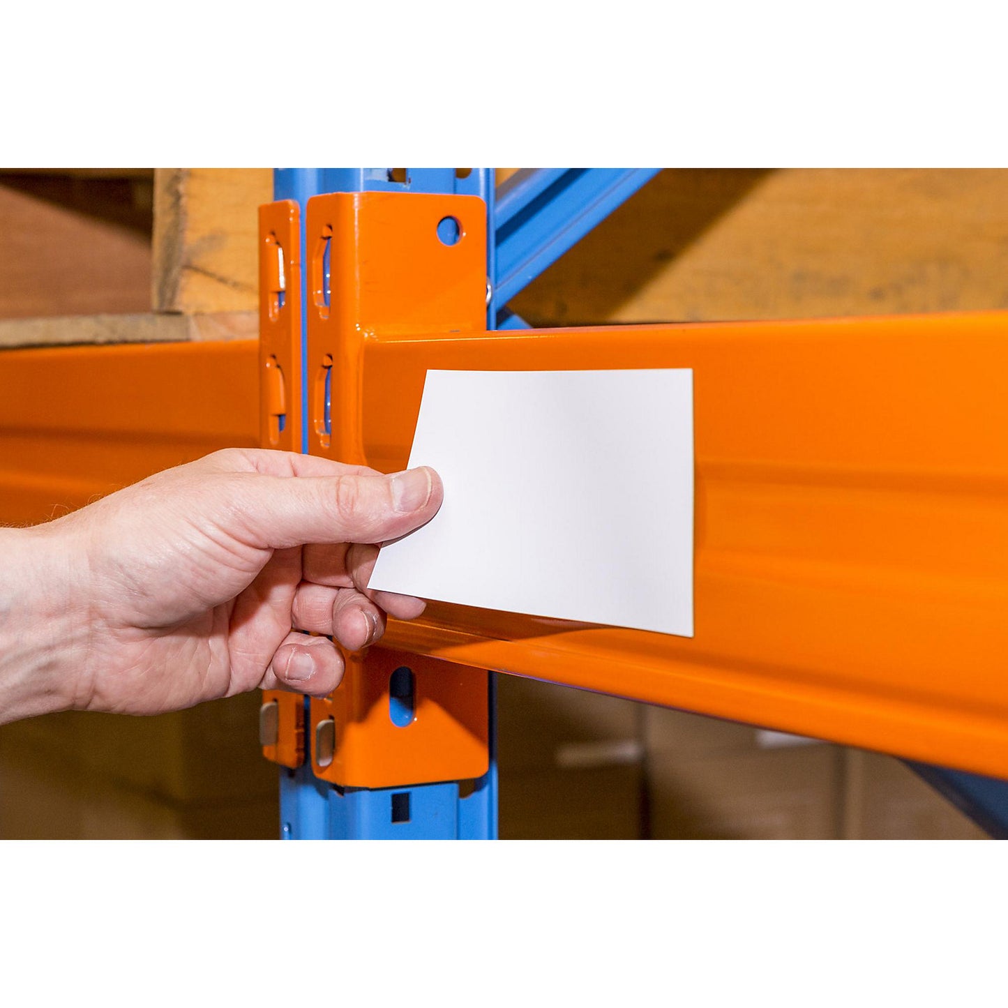 Magnetic storage labels, white, HxW 80 x 150 mm, pack of 100.