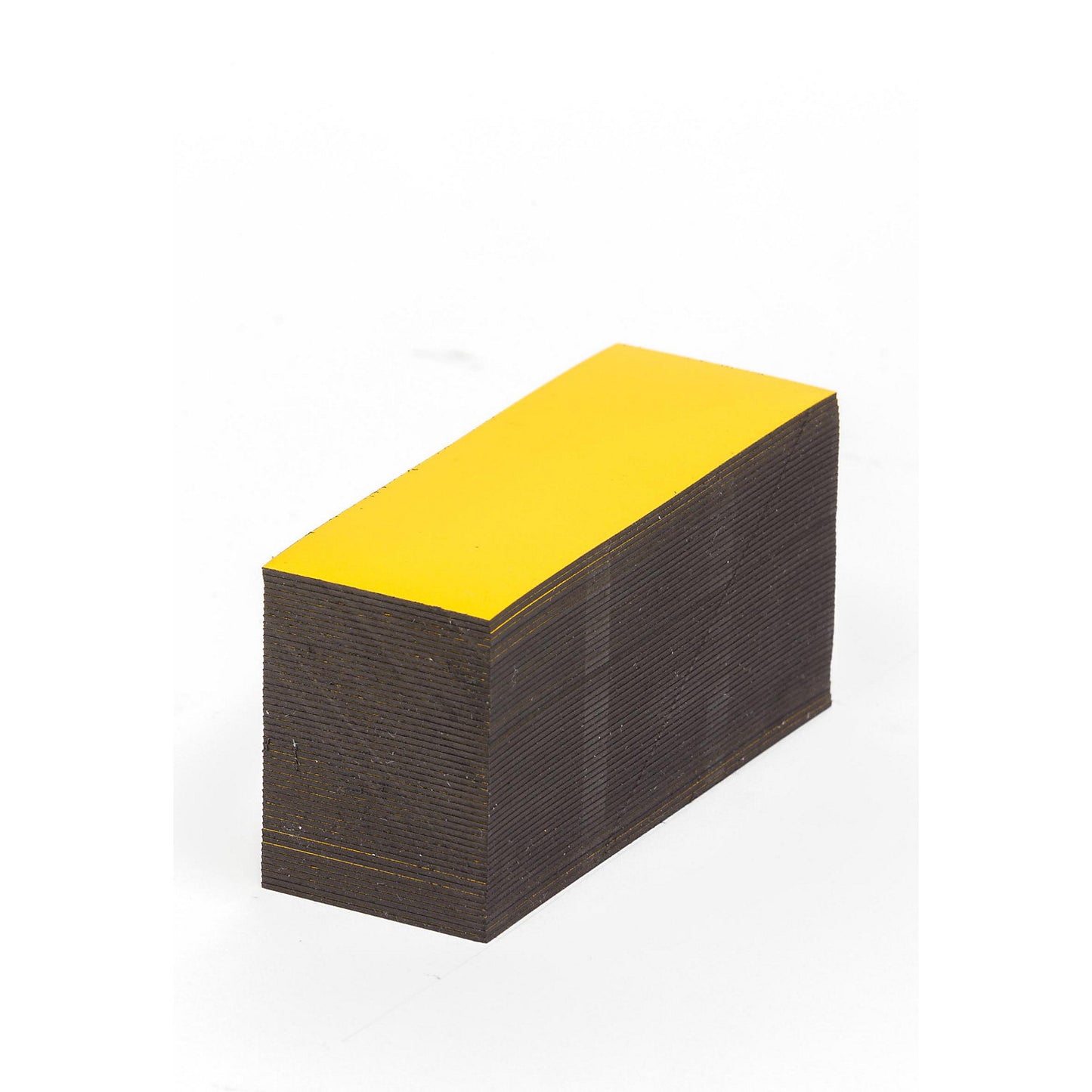 Magnetic storage labels, yellow, HxW 15 x 80 mm, pack of 100.