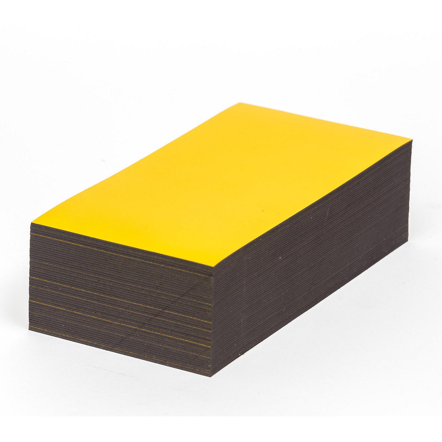 Magnetic storage labels, yellow, HxW 50 x 150 mm, pack of 100.
