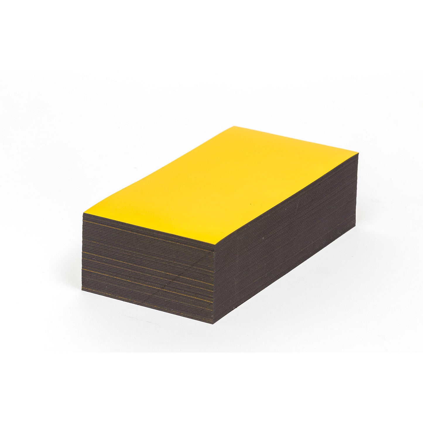 Magnetic storage labels, yellow, HxW 50 x 200 mm, pack of 100.