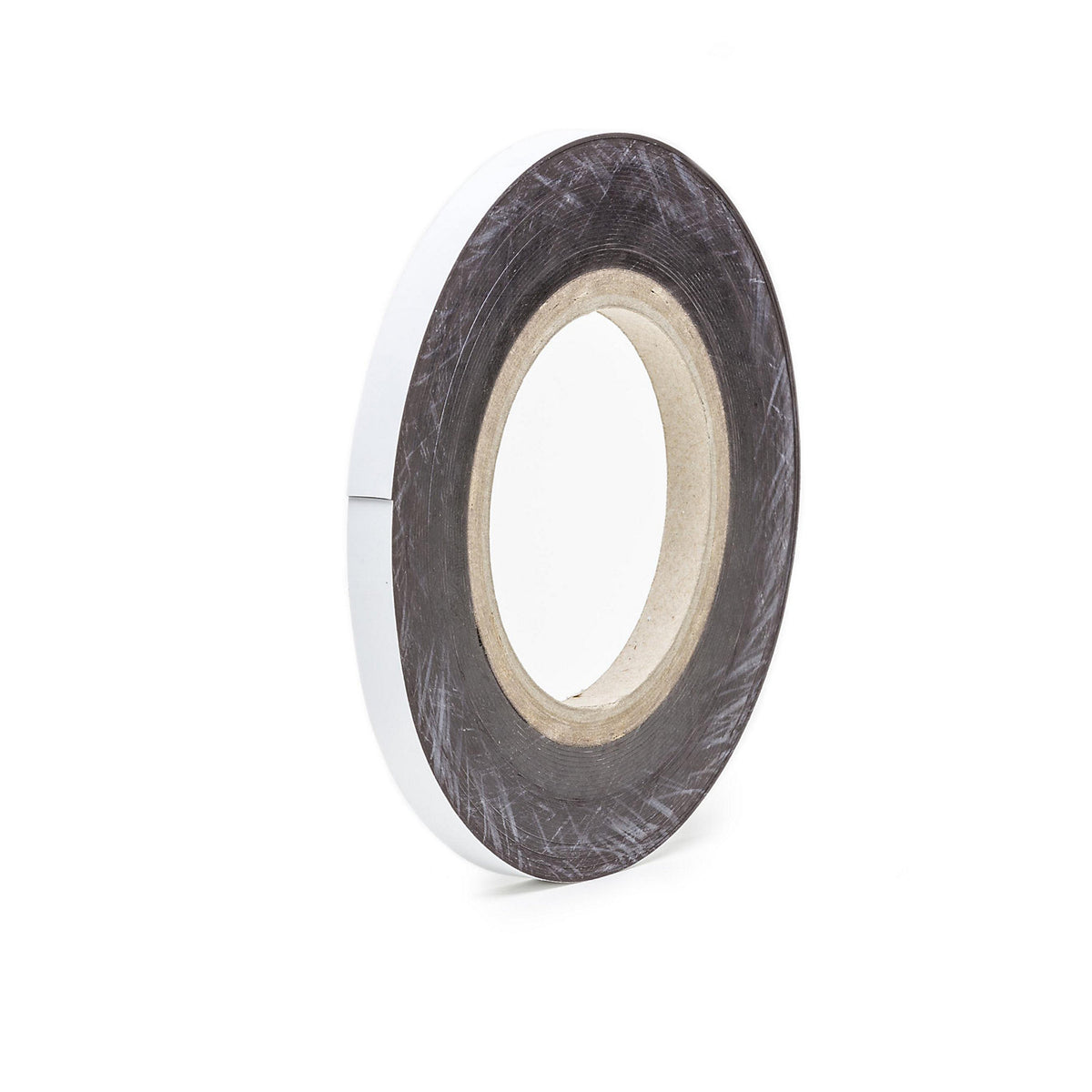 Magnetic storage labels, sold by the roll, white, height 15 mm, roll length 10 m.