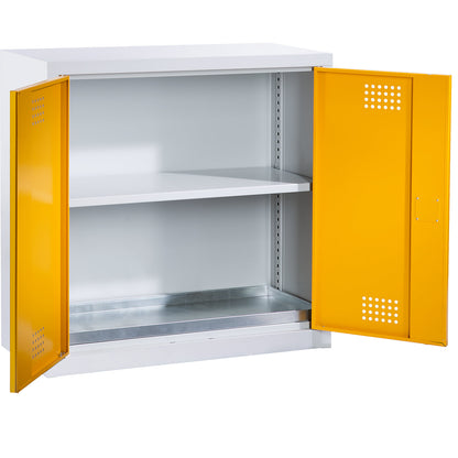 Environmental cupboard, height 900 mm, 1 shelf, 1 base sump tray.