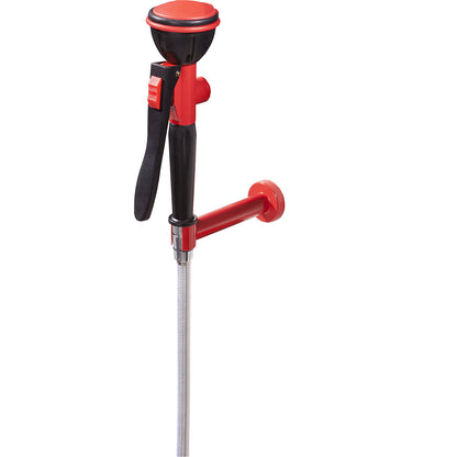 Hand eye shower with one spray head, HxD 260 x 75 mm, red.