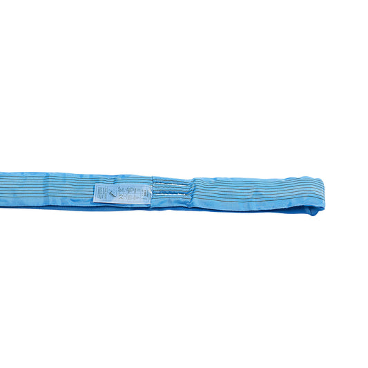 Round sling, max. load single direct 8000 kg, pack of 2, blue, extended length 4000 mm.