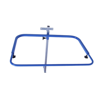 Large capacity recyclable waste collector, steel, for capacity 1000 l, 1-unit collector wall bracket.