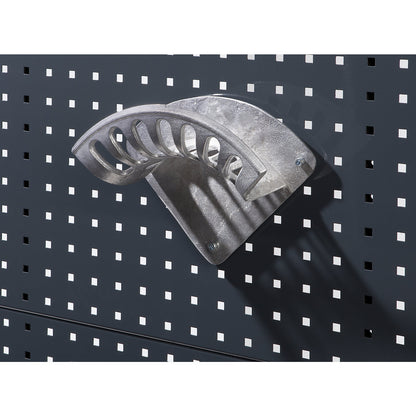 Hose and cable holder, includes mounting material, WxH 250 x 100 mm, aluminium.