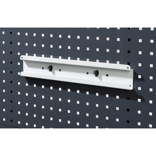 Holding rail, for open fronted storage bins, width 900 mm.