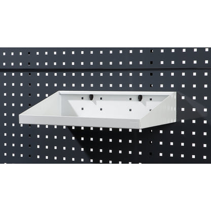 Shelf, light grey, WxD 450 x 250 mm.