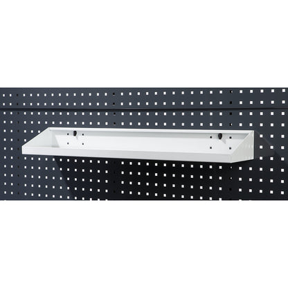Shelf, light grey, WxD 900 x 170 mm.