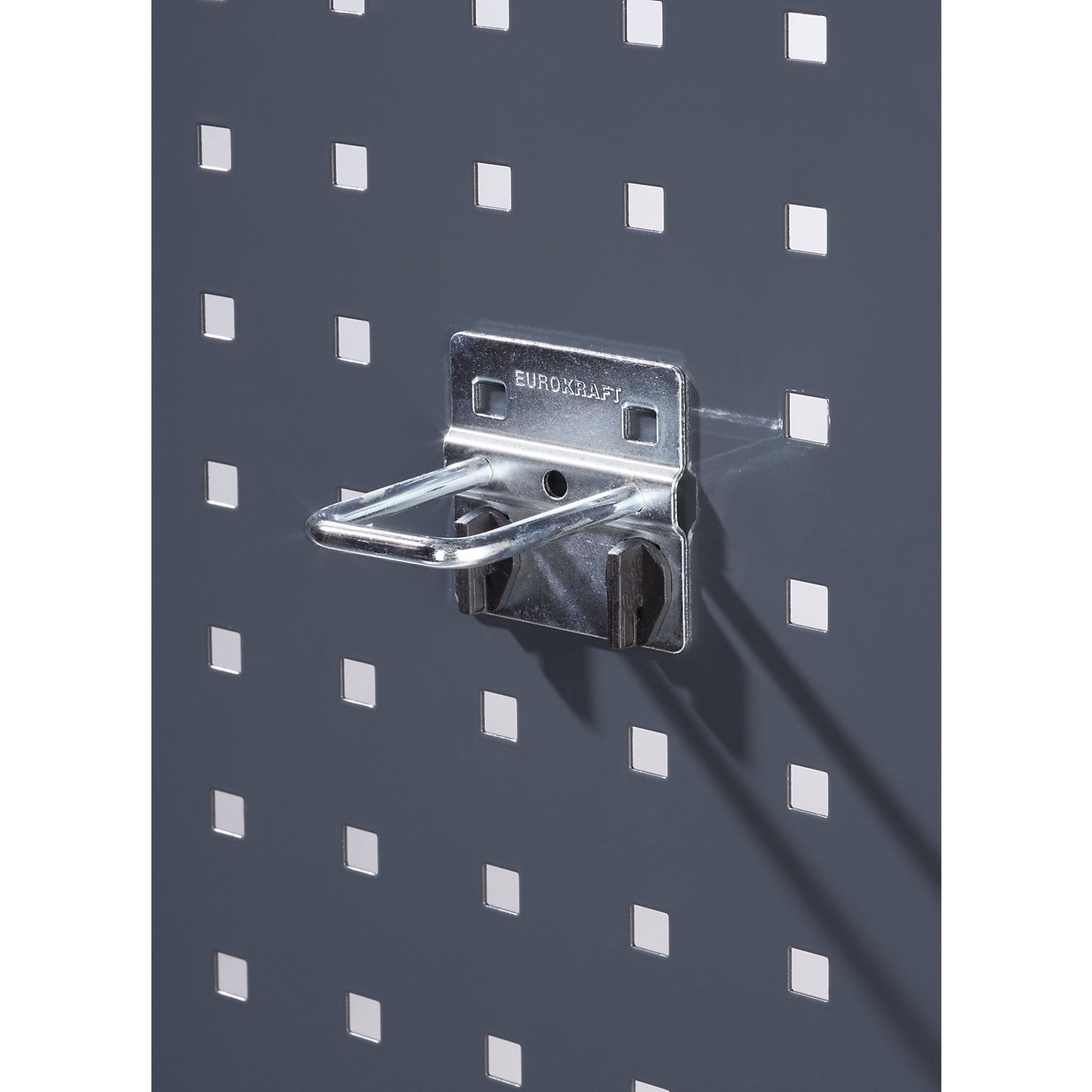 U-shape holder, zinc plated, pack of 5, WxD 44 x 58 mm.