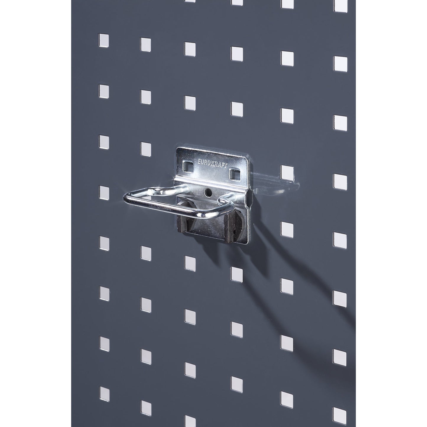 U-shape holder, zinc plated, pack of 5, WxD 60 x 20 mm.