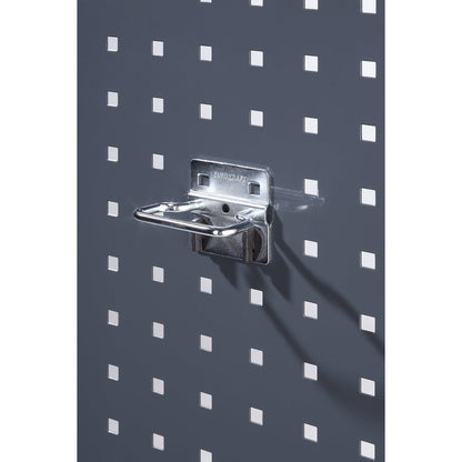 U-shape holder, zinc plated, pack of 5, WxD 60 x 20 mm.