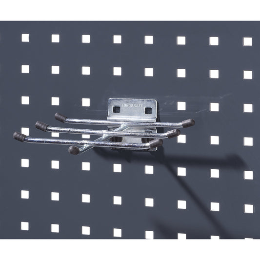 6-way holder, with protective cap, WxD 170 x 170 mm.
