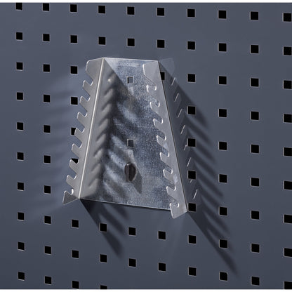 Spanner holder, WxDxH 75 - 145 x 40 x 180 mm, with 8 holders.