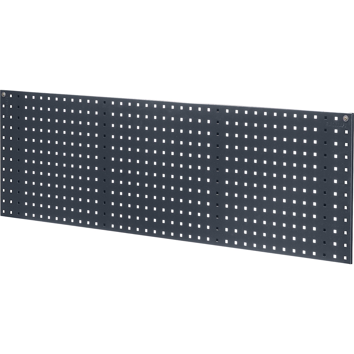 Perforated panel for tool holder, length 1524 mm, charcoal.