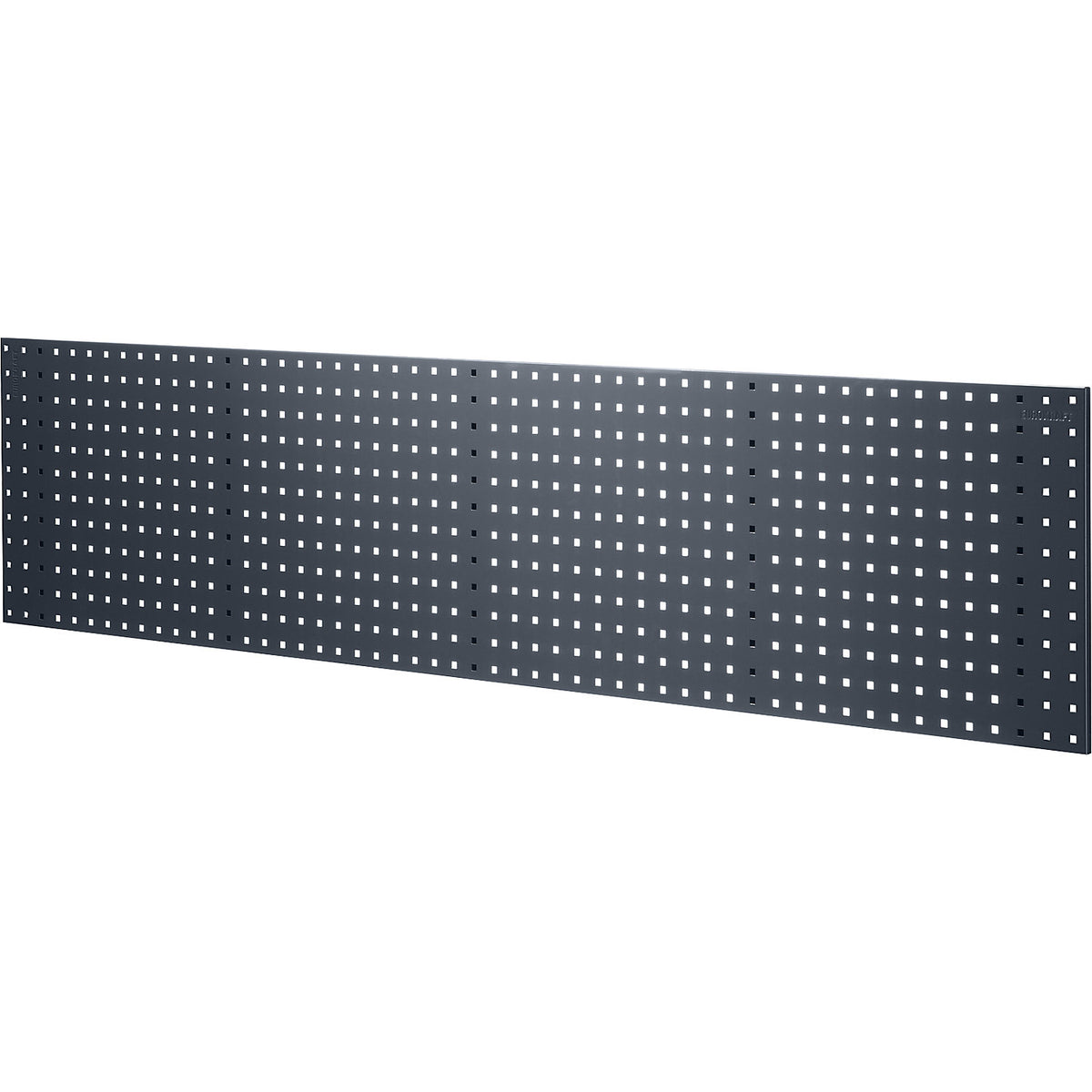 Perforated panel for tool holder, length 2019 mm, charcoal.