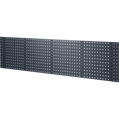 Perforated panel for tool holder, length 2019 mm, charcoal.