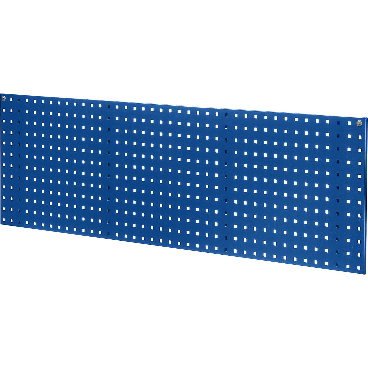 Perforated panel for tool holder, length 1524 mm, gentian blue.