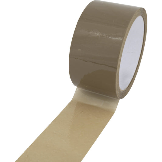 PP packing tape, standard, pack of 36 rolls, brown, tape width 50 mm.