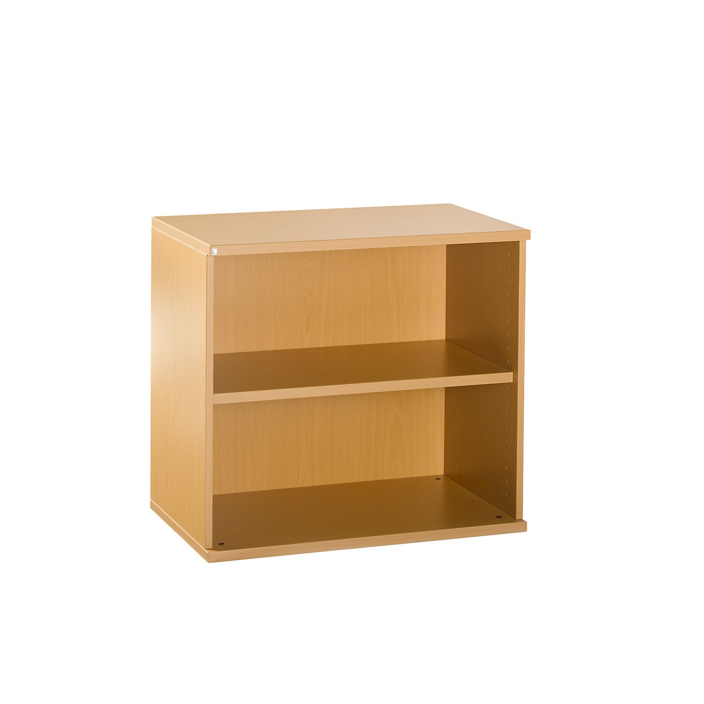LENA - Sideboard, HxWxD 722 x 800 x 442 mm, 1 shelf, 2 file heights, beech finish.