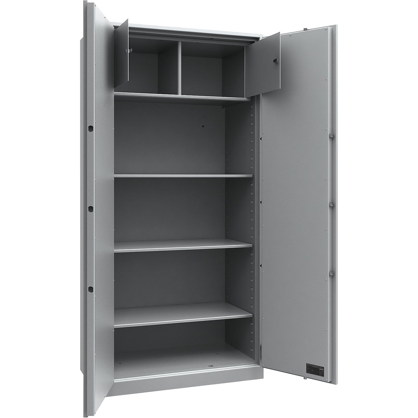 LIGHT safety cabinet, burglary protection grade S1, HxWxD 1950 x 950 x 500 mm, 2 interior safes.