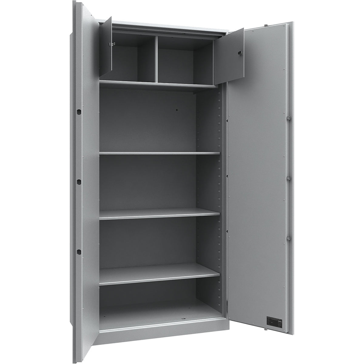 LIGHT safety cabinet, burglary protection grade S1, HxWxD 1950 x 950 x 500 mm, 2 interior safes.