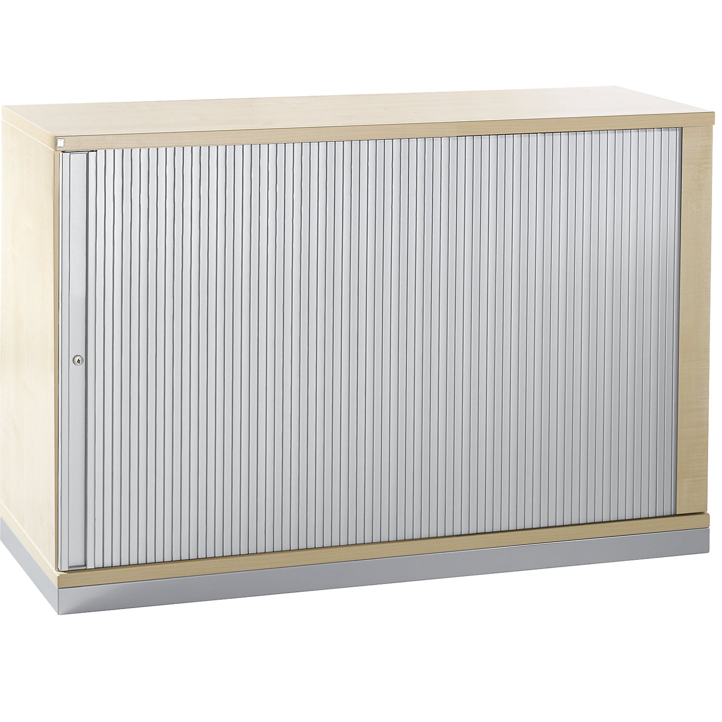 HANNA - Roller shutter cupboard, height 781 mm, 1 shelf, maple finish.