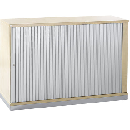 HANNA - Roller shutter cupboard, height 781 mm, 1 shelf, maple finish.