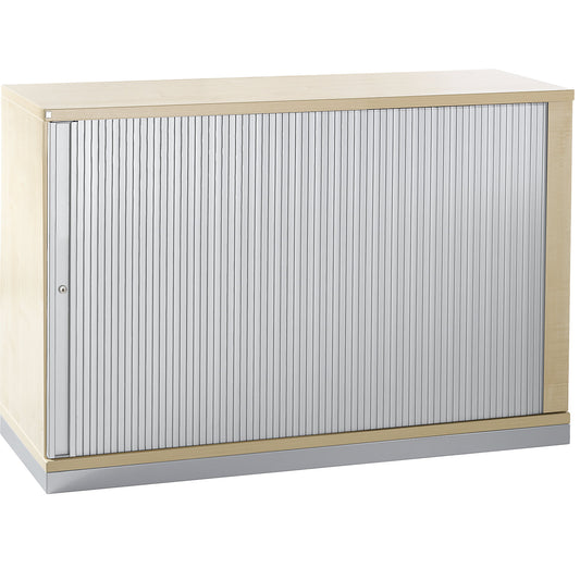 HANNA - Roller shutter cupboard, height 781 mm, 1 shelf, maple finish.