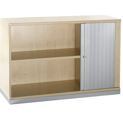 HANNA - Roller shutter cupboard, height 781 mm, 1 shelf, maple finish.