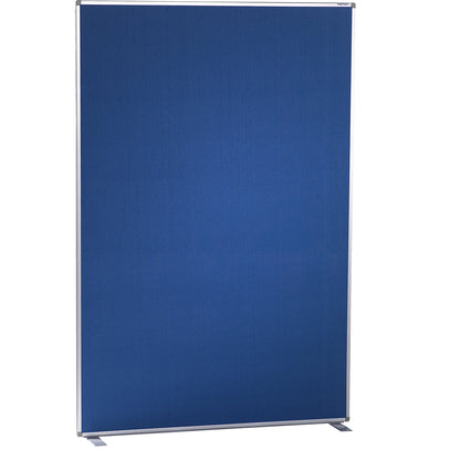 Room divider, with fabric surface, HxWxD 1800 x 1250 x 350 mm.