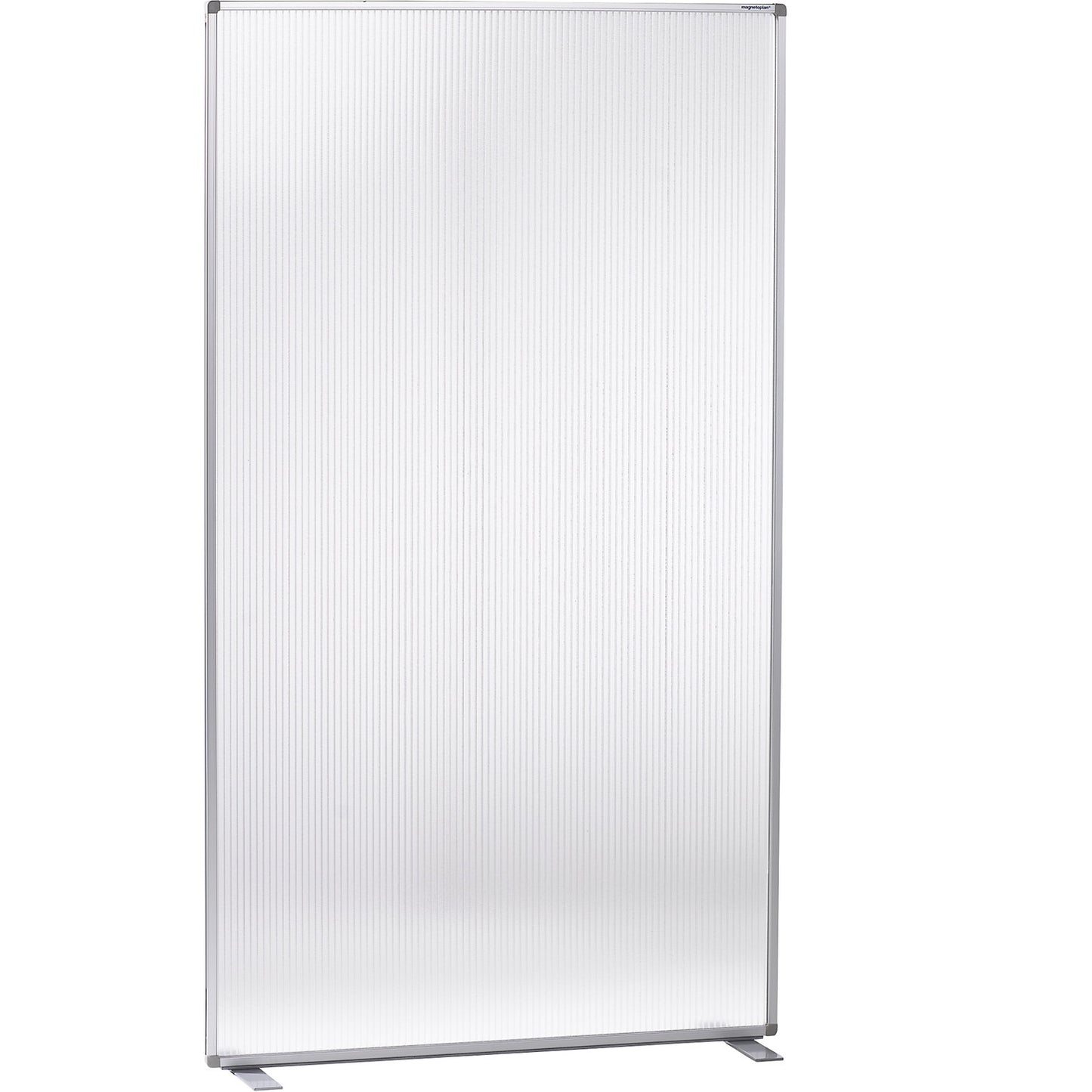 Room divider, with matt polycarbonate pane, HxWxD 1800 x 1000 x 350 mm.