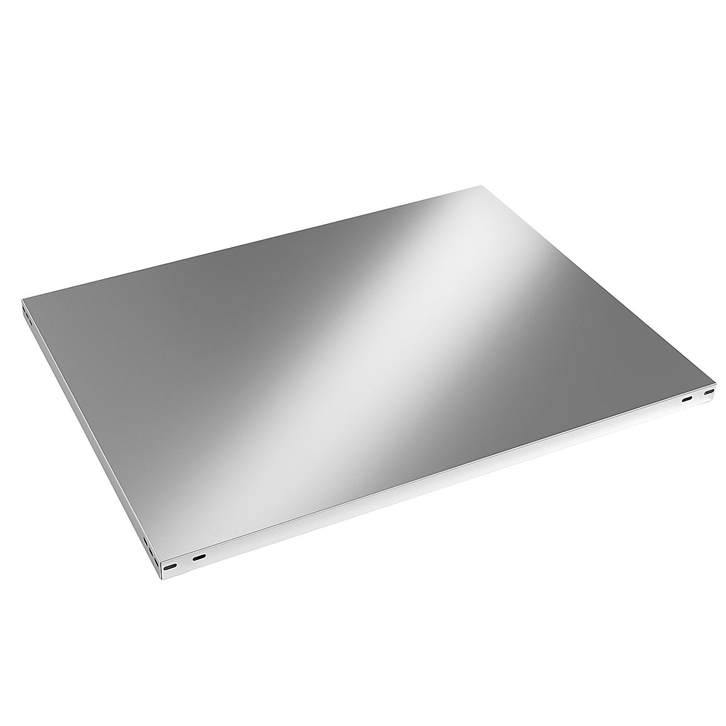 Shelf for bolted shelving, stainless steel, width x depth 1100 x 800 mm.