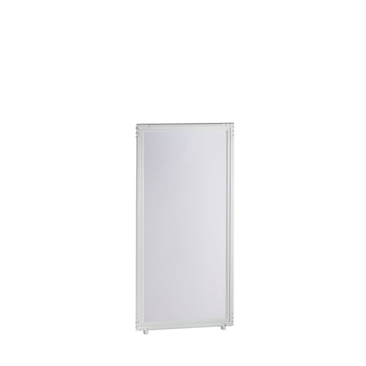 Partition, acrylic glass, clear, 650x1300 mm.