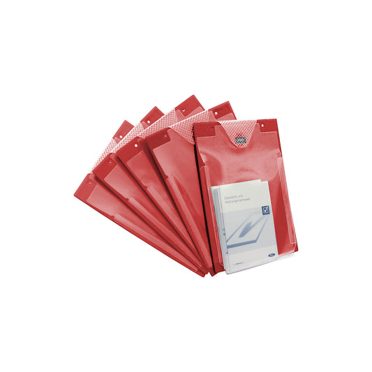 A4 TURBO order folder, WxD 230 x 330 mm, pack of 10, red.