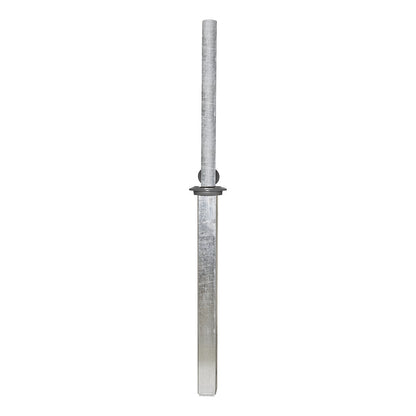 Barrier post, semi-automatic lowering, hot dip galvanised.
