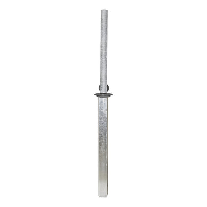 Barrier post, manual lowering, hot dip galvanised.