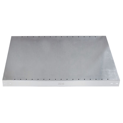 Additional zinc plated shelf, length 40 mm, pack of 2, WxD 1000 x 600 mm.